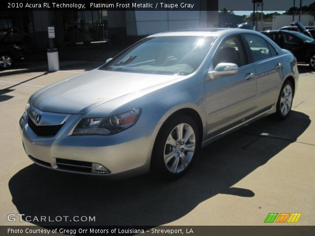 2010 Acura RL Technology in Platinum Frost Metallic