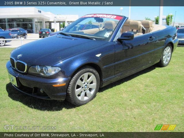 2005 BMW 3 Series 325i Convertible in Orient Blue Metallic