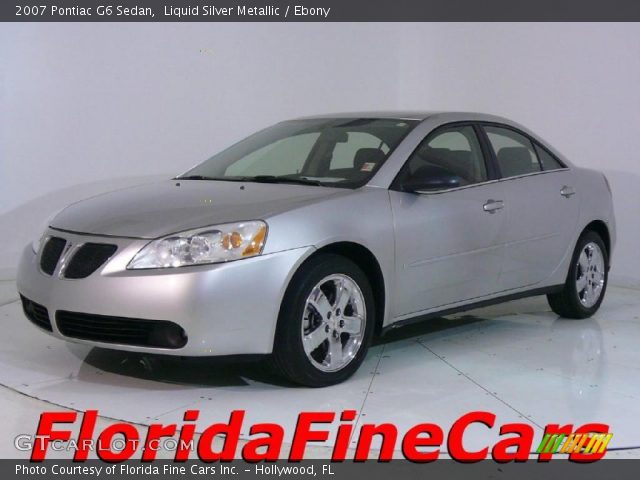 2007 Pontiac G6 Sedan in Liquid Silver Metallic