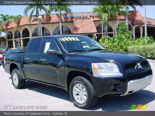 2006 Mitsubishi Raider LS Double Cab in Carbide Black