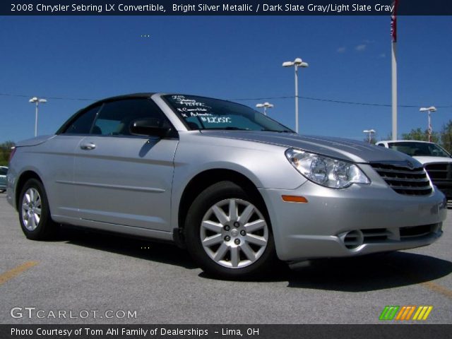 2008 Chrysler Sebring LX Convertible in Bright Silver Metallic