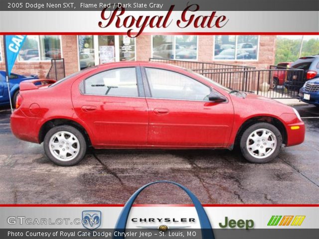 2005 Dodge Neon SXT in Flame Red