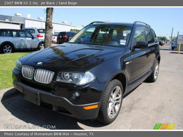 2007 BMW X3 3.0si in Jet Black