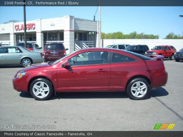 2008 Pontiac G5  in Performance Red