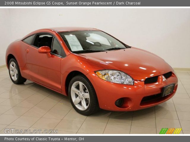 2008 Mitsubishi Eclipse GS Coupe in Sunset Orange Pearlescent