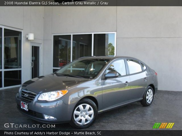 2008 Hyundai Elantra GLS Sedan in Carbon Gray Metallic