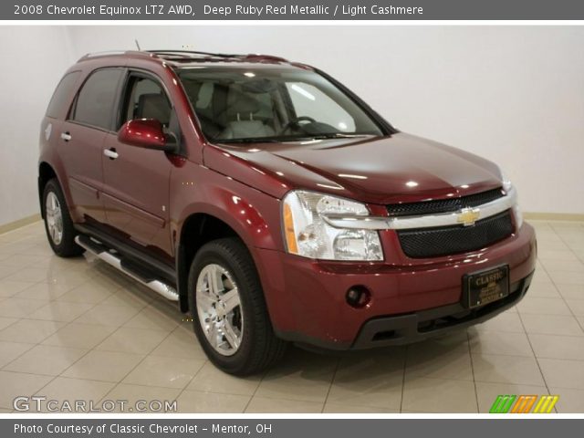 2008 Chevrolet Equinox LTZ AWD in Deep Ruby Red Metallic