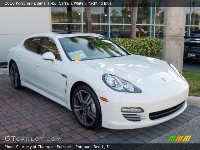 2010 Porsche Panamera 4S in Carrara White