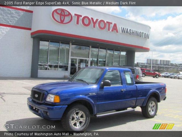 2005 Ford Ranger Edge SuperCab 4x4 in Sonic Blue Metallic