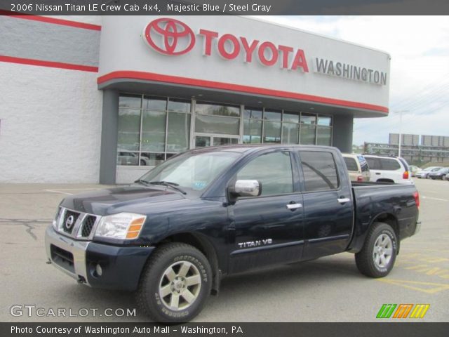 2006 Nissan Titan LE Crew Cab 4x4 in Majestic Blue