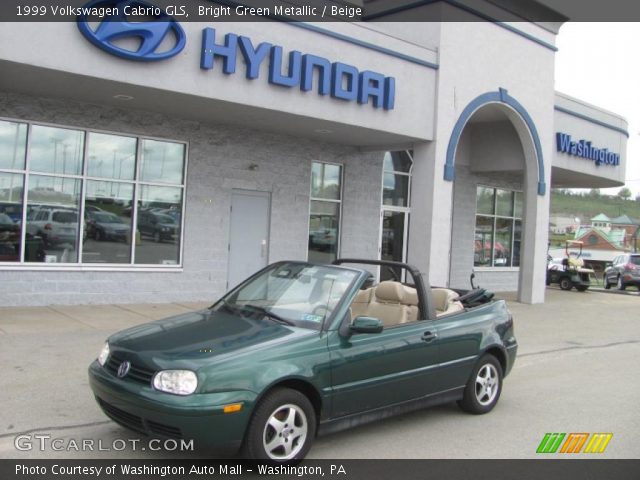 1999 Volkswagen Cabrio GLS in Bright Green Metallic
