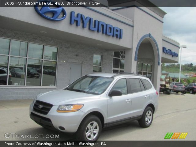 2009 Hyundai Santa Fe GLS 4WD in Bright Silver