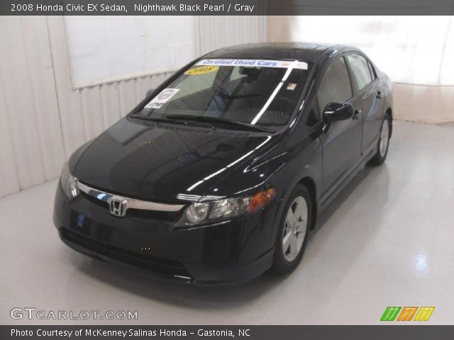 2008 Honda Civic EX Sedan in Nighthawk Black Pearl