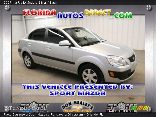 2007 Kia Rio LX Sedan in Silver