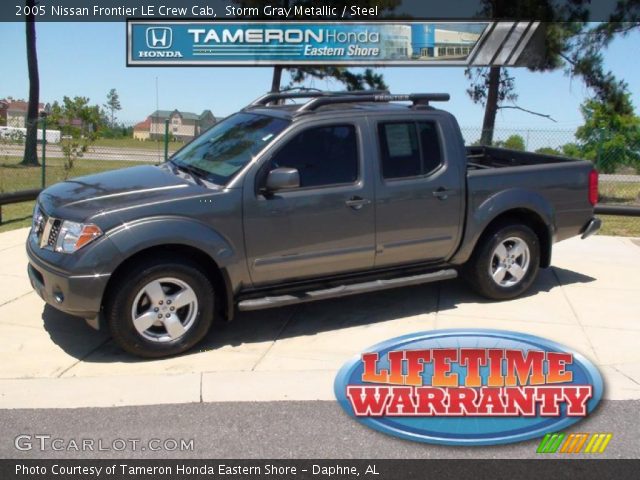 2005 Nissan Frontier LE Crew Cab in Storm Gray Metallic
