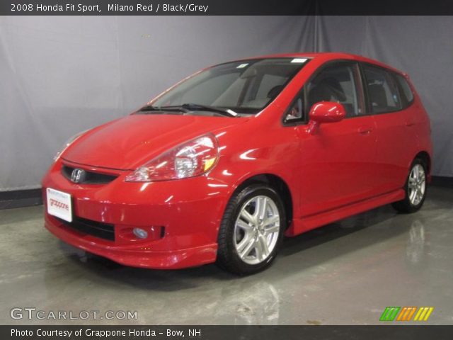 2008 Honda Fit Sport in Milano Red
