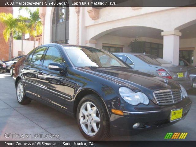 2003 Mercedes-Benz C 240 Sedan in Capri Blue Metallic