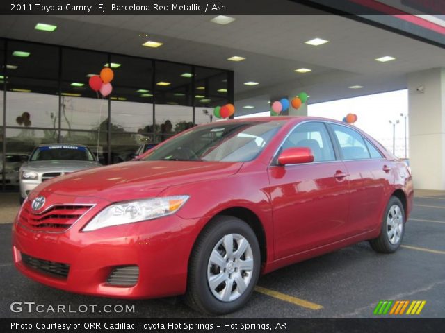 2011 Toyota Camry LE in Barcelona Red Metallic