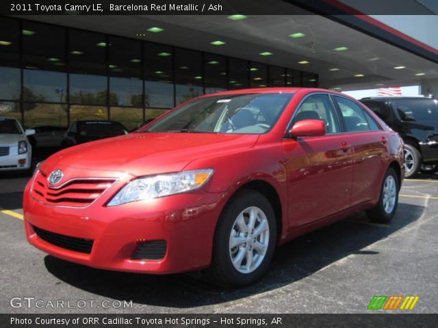2011 Toyota Camry LE in Barcelona Red Metallic