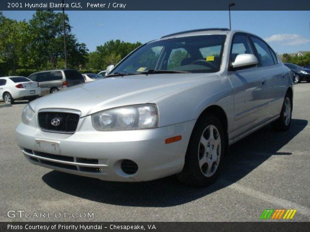 2001 Hyundai Elantra GLS in Pewter