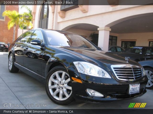 2008 Mercedes-Benz S 550 Sedan in Black