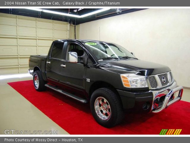 2004 Nissan Titan SE Crew Cab in Galaxy Black