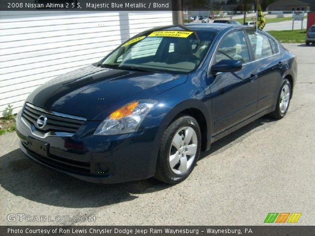 2008 Nissan Altima 2.5 S in Majestic Blue Metallic