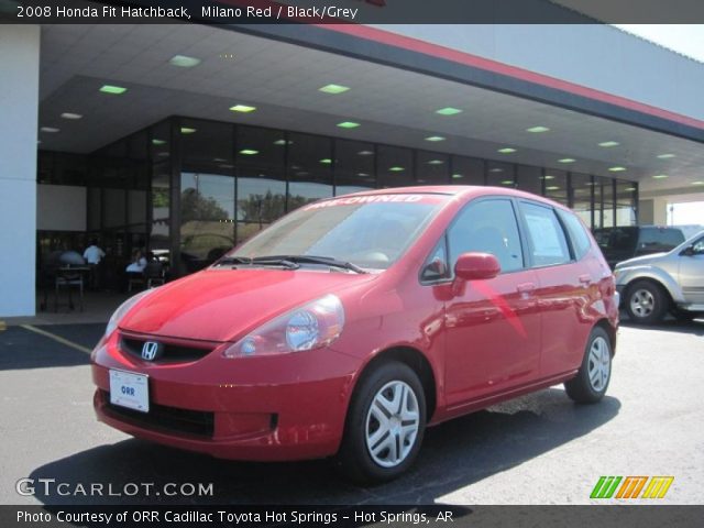 2008 Honda Fit Hatchback in Milano Red