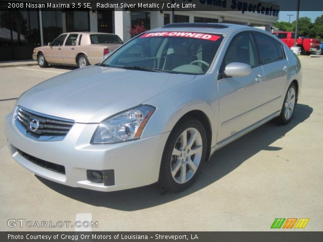 2008 Nissan Maxima 3.5 SE in Radiant Silver Metallic
