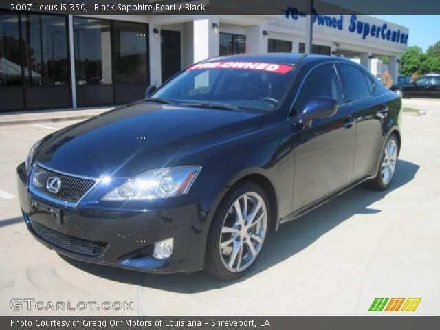 2007 Lexus IS 350 in Black Sapphire Pearl