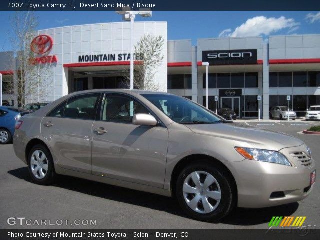 2007 Toyota Camry LE in Desert Sand Mica
