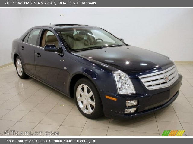 2007 Cadillac STS 4 V6 AWD in Blue Chip