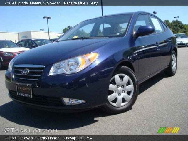 2009 Hyundai Elantra GLS Sedan in Regatta Blue