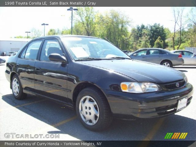 1998 Toyota Corolla LE in Satin Black Metallic