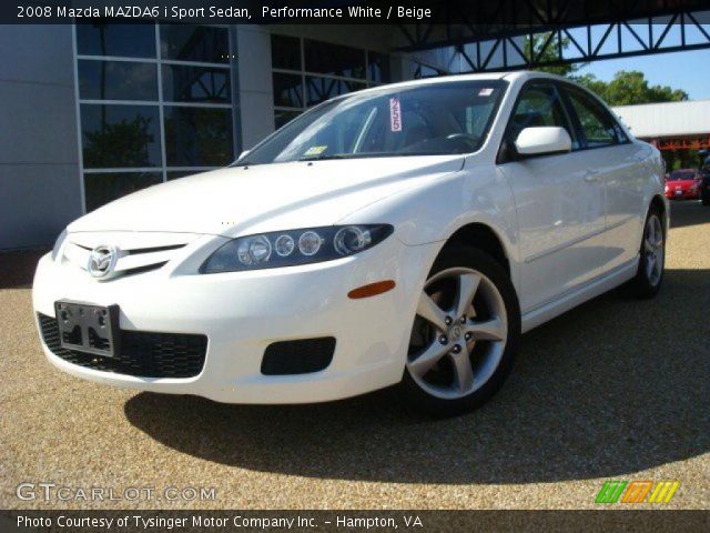 2008 Mazda MAZDA6 i Sport Sedan in Performance White