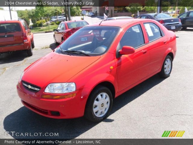 2004 Chevrolet Aveo LS Sedan in Victory Red
