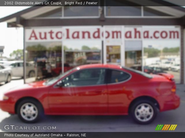 2002 Oldsmobile Alero GX Coupe in Bright Red