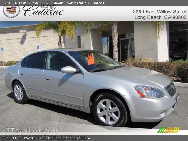 2003 Nissan Altima 2.5 SL in Sheer Silver Metallic
