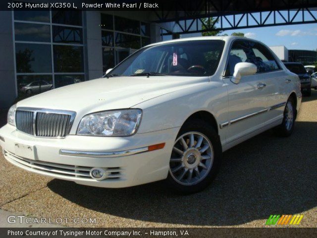 2005 Hyundai XG350 L in Powder White Pearl