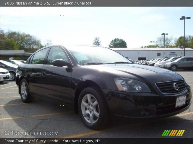 2005 Nissan Altima 2.5 S in Super Black