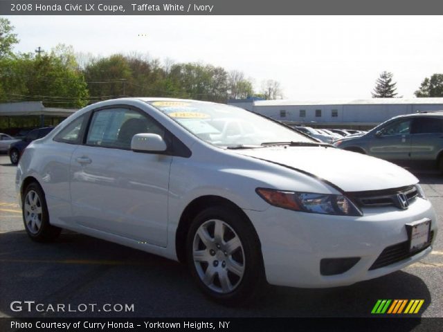 2008 Honda Civic LX Coupe in Taffeta White