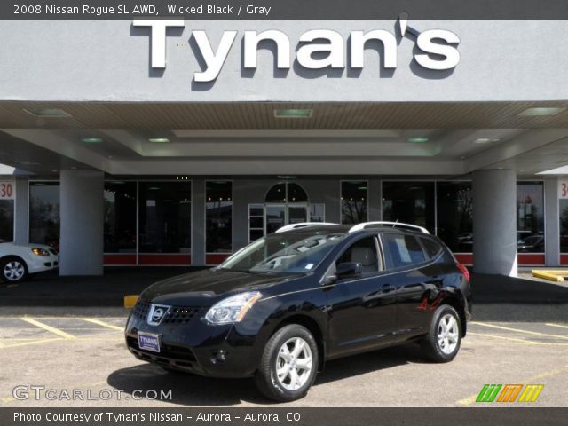 2008 Nissan Rogue SL AWD in Wicked Black
