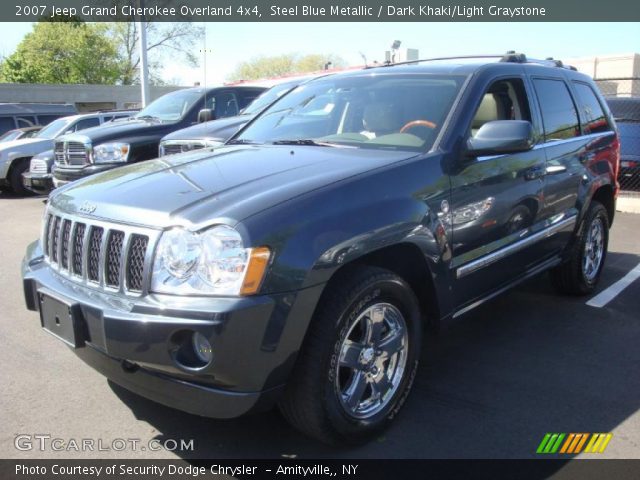 2007 Jeep Grand Cherokee Overland 4x4 in Steel Blue Metallic