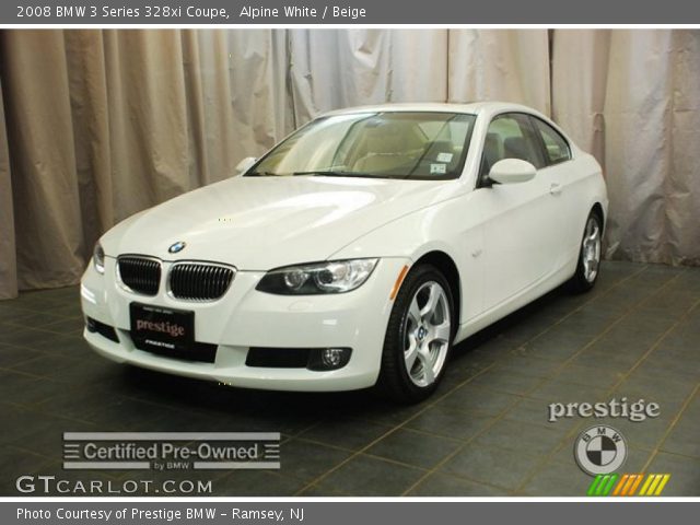 2008 BMW 3 Series 328xi Coupe in Alpine White