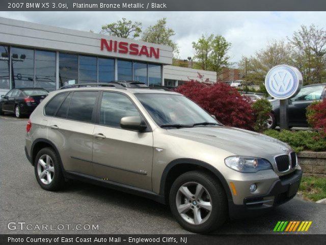 2007 BMW X5 3.0si in Platinum Bronze Metallic