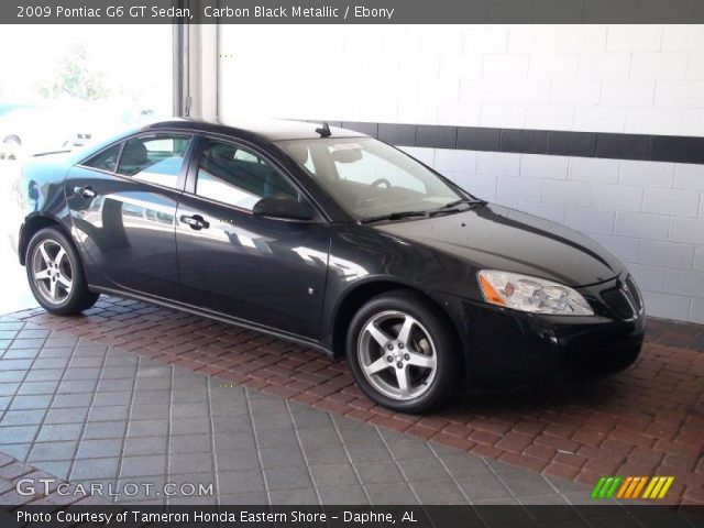 2009 Pontiac G6 GT Sedan in Carbon Black Metallic