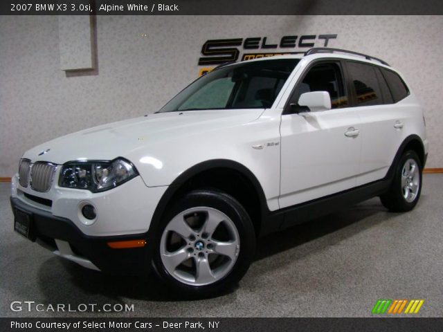 2007 BMW X3 3.0si in Alpine White