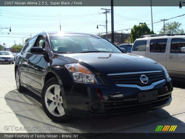 2007 Nissan Altima 2.5 S in Super Black