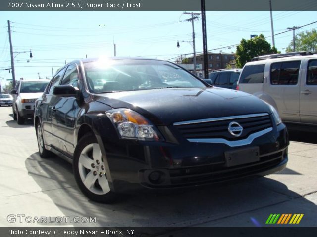 2007 Nissan Altima 2.5 S in Super Black