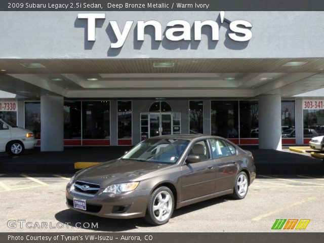 2009 Subaru Legacy 2.5i Sedan in Deep Bronze Metallic